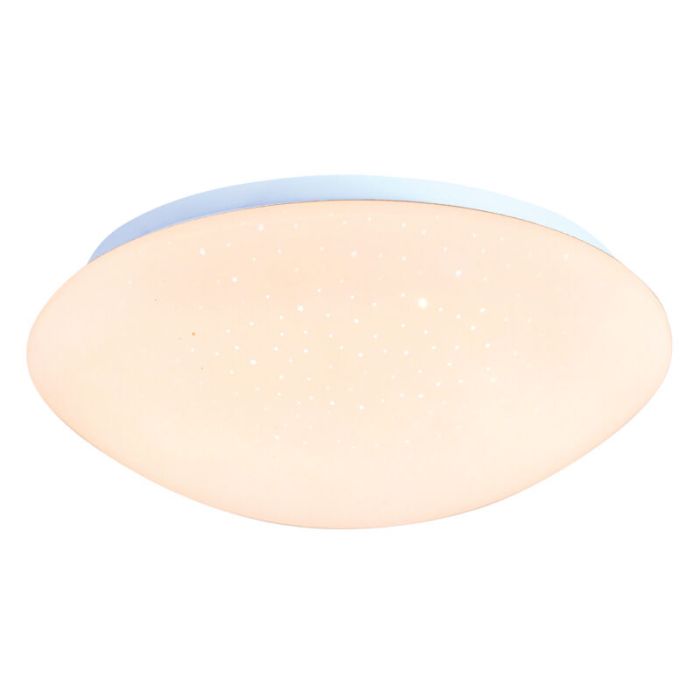 Kunststoff Deckenlampe Weiß, Djalissa, 12W, 4000K LED