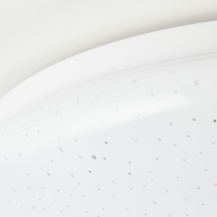 Kunststoff Deckenlampe Weiß, Djalissa, 12W, 4000K LED