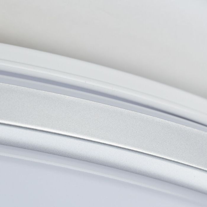 Moderne Deckenlampe Weiß, Haron, 60W, in Lichtfarbe einstellbare LED, mit Fernbedienung