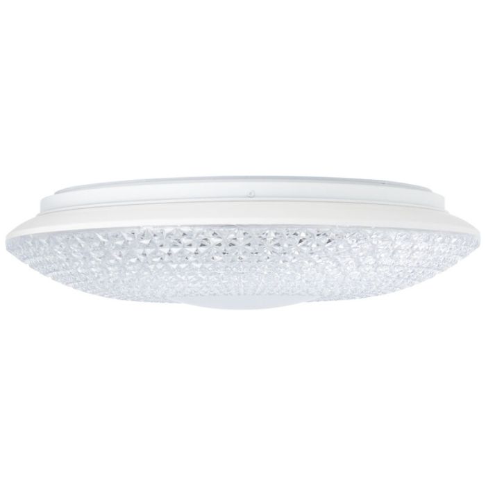 Design Deckenlampe Chrom, Kaz, 24W, 3000K LED