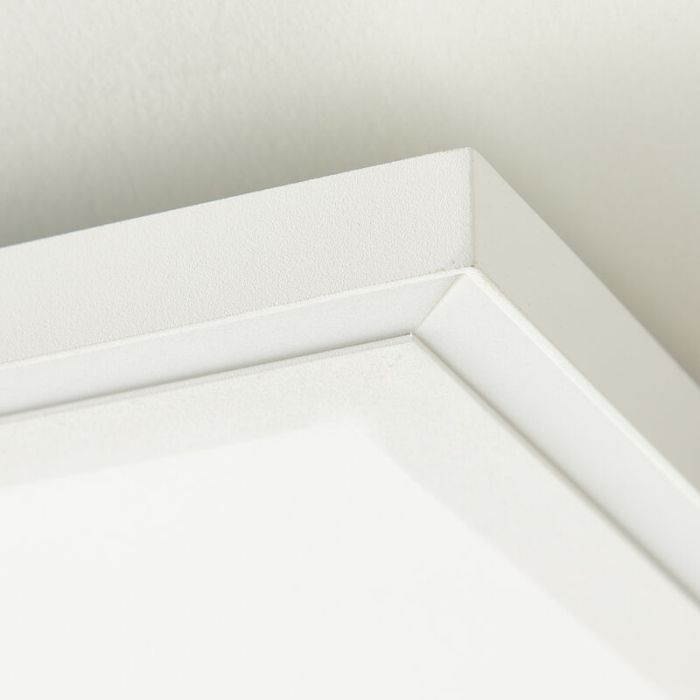 Moderne LED Panel Deckenleuchte Weiß, Ricco, 25W, in Lichtfarbe einstellbare LED, mit Fernbedienung