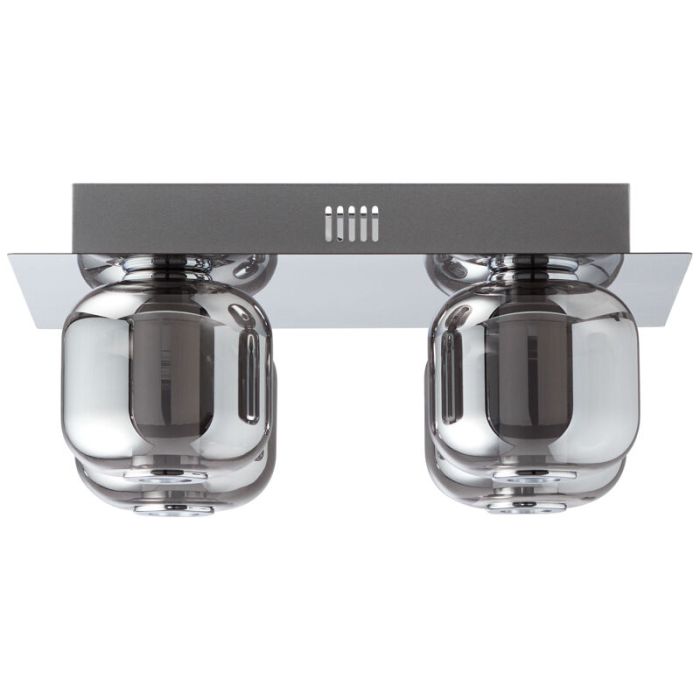 Design Deckenleuchte Chrom, Emmely, 22W, 3000K LED