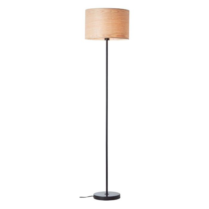 Holz Stehlampe Beige, Enna, mit Schalter