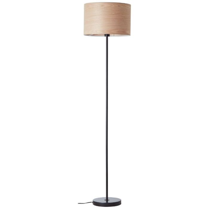 Holz Stehlampe Beige, Enna, mit Schalter