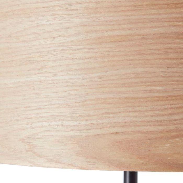 Holz Stehlampe Beige, Enna, mit Schalter
