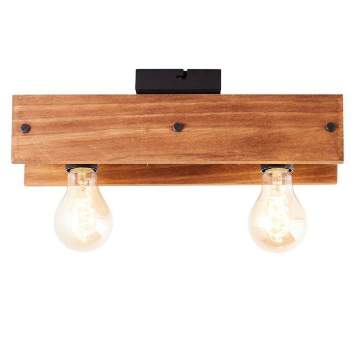 Holz Deckenleuchte Braun, Rasha