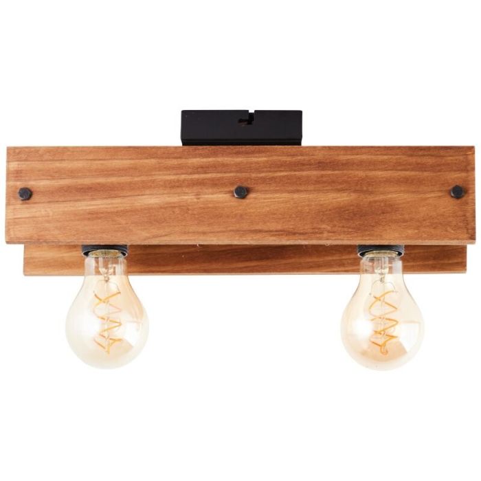 Holz Deckenleuchte Braun, Rasha