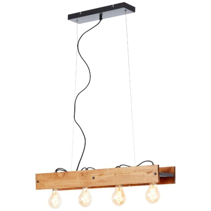 Holz Pendelleuchte Braun, Rasha