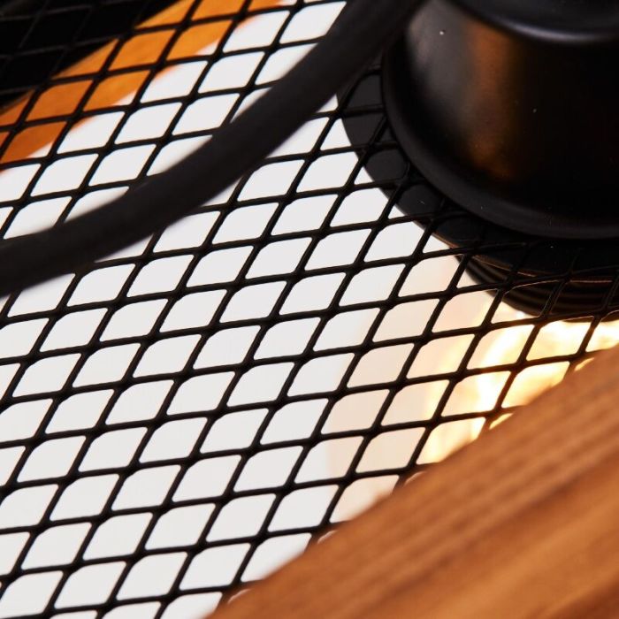 Holz Pendelleuchte Braun, Rasha