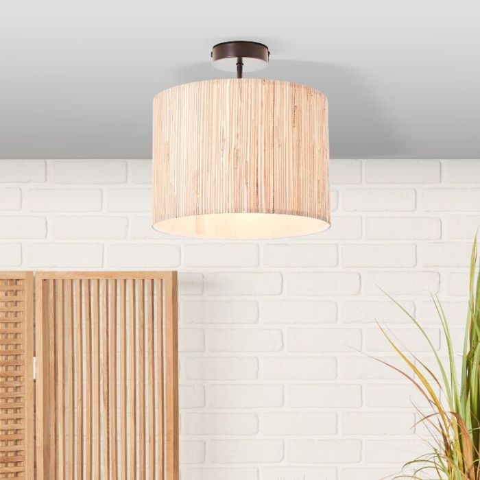 Landhaus Deckenleuchte Beige, Wenda