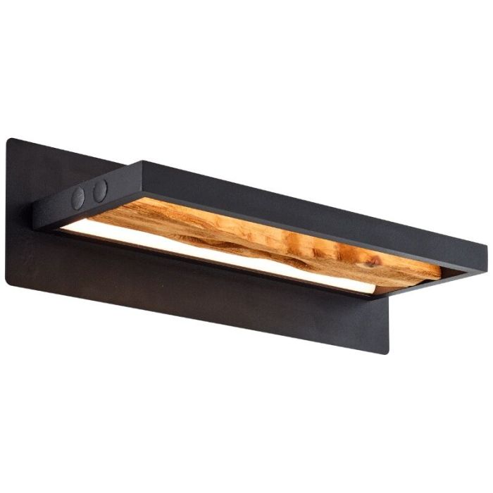 Landhaus Wandleuchte Braun, Raynor, 9,5W, 3000K LED