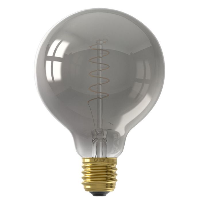 Dimmbare Calex E27 LED-Filament Lampe Grau, 4W, 1800K