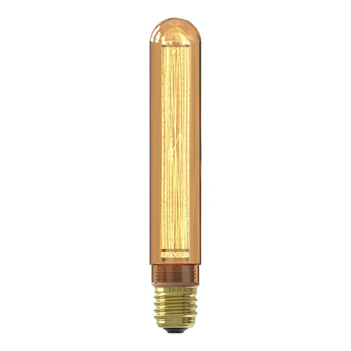 Dimmbare Calex E27 LED-Röhrenlampe Bernstein, 2,3W, 1800K