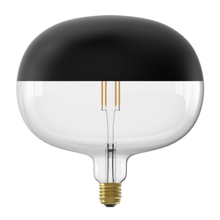 Dimmbare Calex E27 LED-Kopfspiegellampe Schwarz, 6W, 1800K