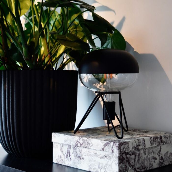 Dimmbare Calex E27 LED-Kopfspiegellampe Schwarz, 6W, 1800K