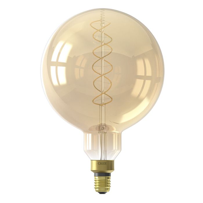 Dimmbare Calex E27 LED-Filament Lampe Bernstein, 3W, 2200K