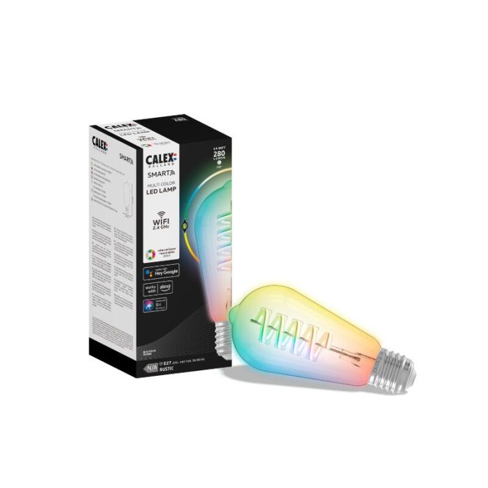 Calex Smart LED-Lampe E27 4,9W, RGBW
