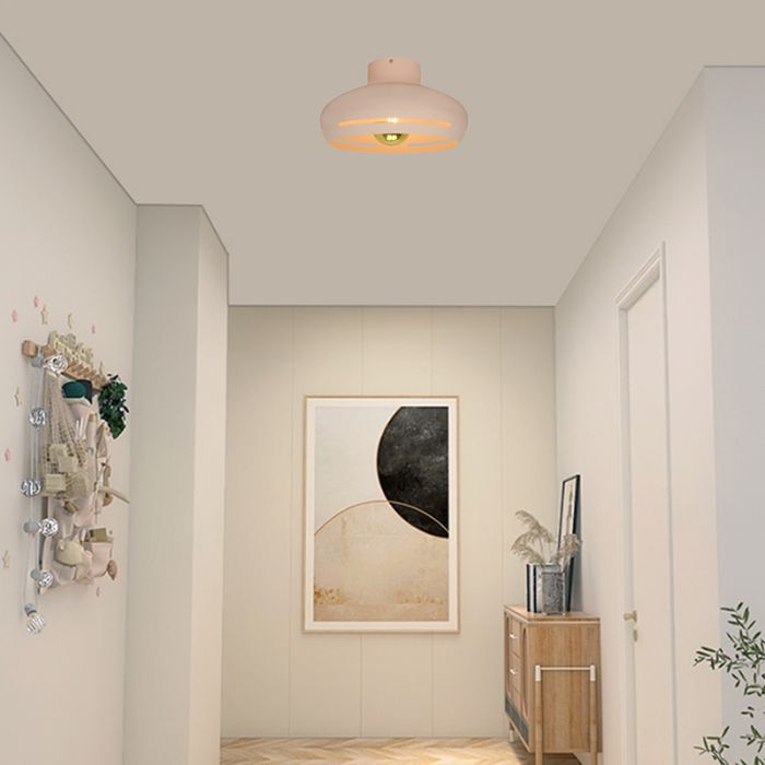 Moderne Deckenleuchte Creme, Amon