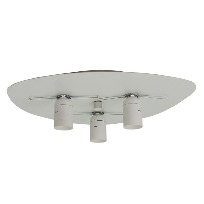 Metall Deckenstrahler Creme, Leilani