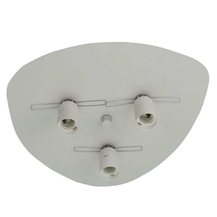 Metall Deckenstrahler Creme, Leilani