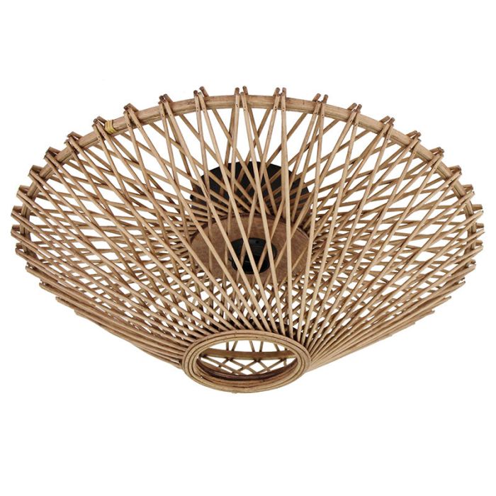 Rattan Deckenlampe Braun, Akif