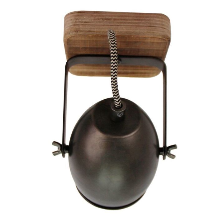 Vintage Deckenstrahler Schwarz, Chanice