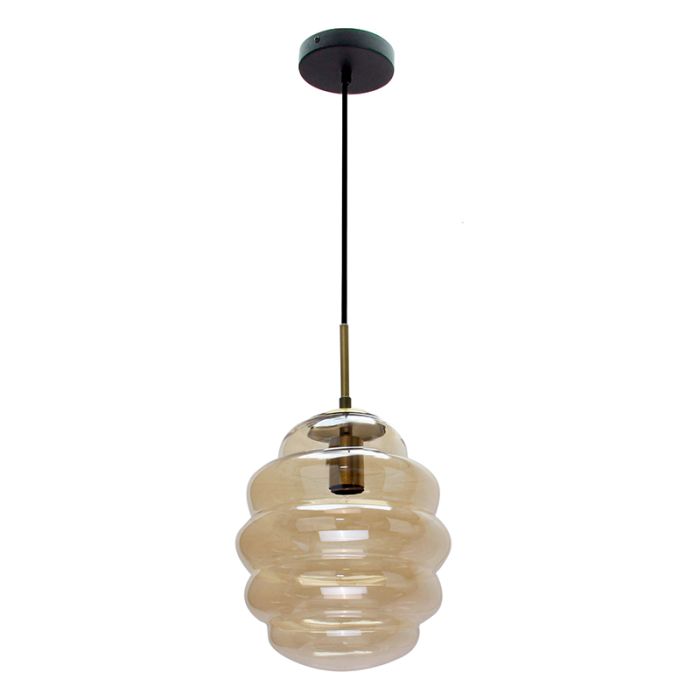 Moderne Pendelleuchte Bernstein, Lemay