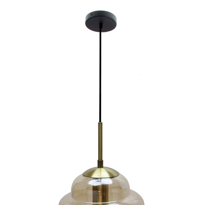 Moderne Pendelleuchte Bernstein, Lemay