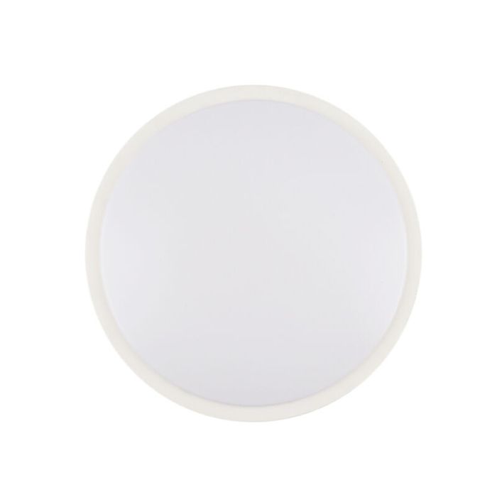 Weiße moderne Deckenlampe Kunststoff, Kos, 22W, 3000K LED