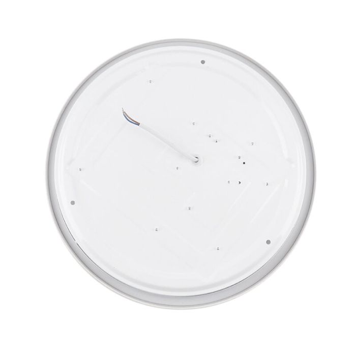 Weiße moderne Deckenlampe Kunststoff, Kos, 22W, 3000K LED