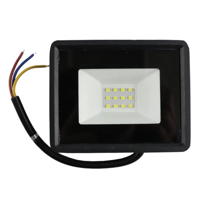 Schwarze Scheinwerfer Kunststoff, Boaz, 10W, 6500K LED, IP66