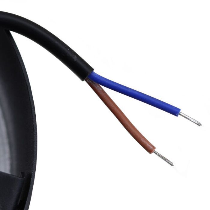Schwarze Deckenleuchte Aluminium, Aletta, 5W, 3000K LED