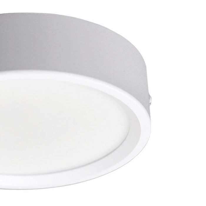 Weiße Deckenleuchte Aluminium, Aletta, 5W, 3000K LED