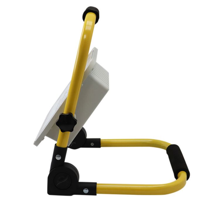 Gelbe Wiederaufladbare Arbeitsscheinwerfer Aluminium, Hilmi, 60W, 6500K LED, IP44, mit Schalter