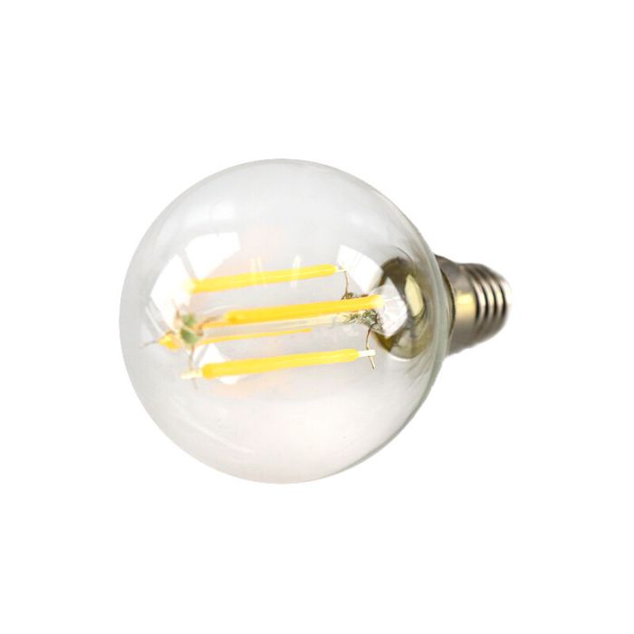 Dimmbare E14 LED Lampe, P45, 3w, transparent Glas, 2700k