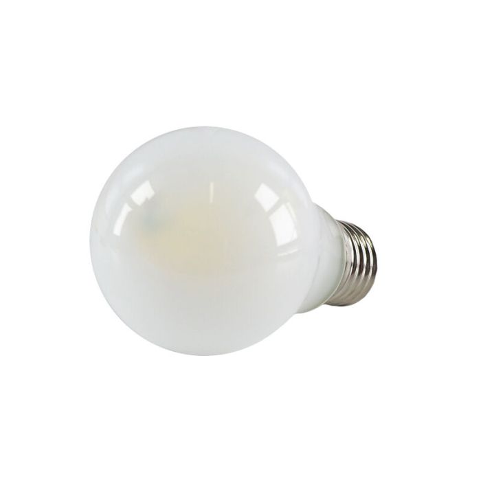 Dimmbare E27 LED Lampe, A60, 5W, weiß glas, 4000k