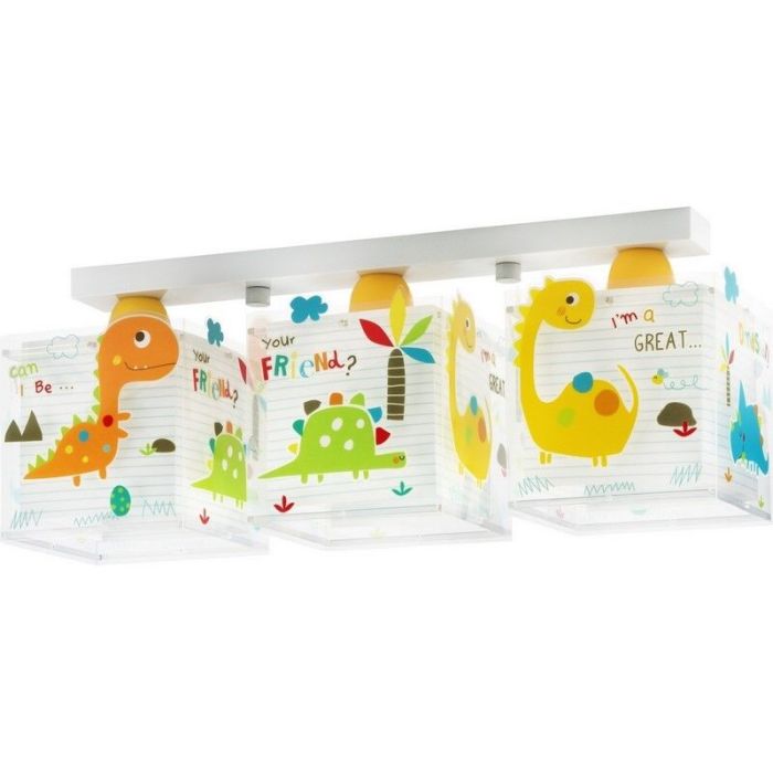 Mehrfarbige Kinderzimmer Deckenstrahler Kunststoff, Dino