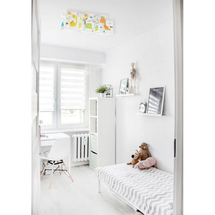 Mehrfarbige Kinderzimmer Deckenstrahler Kunststoff, Dino