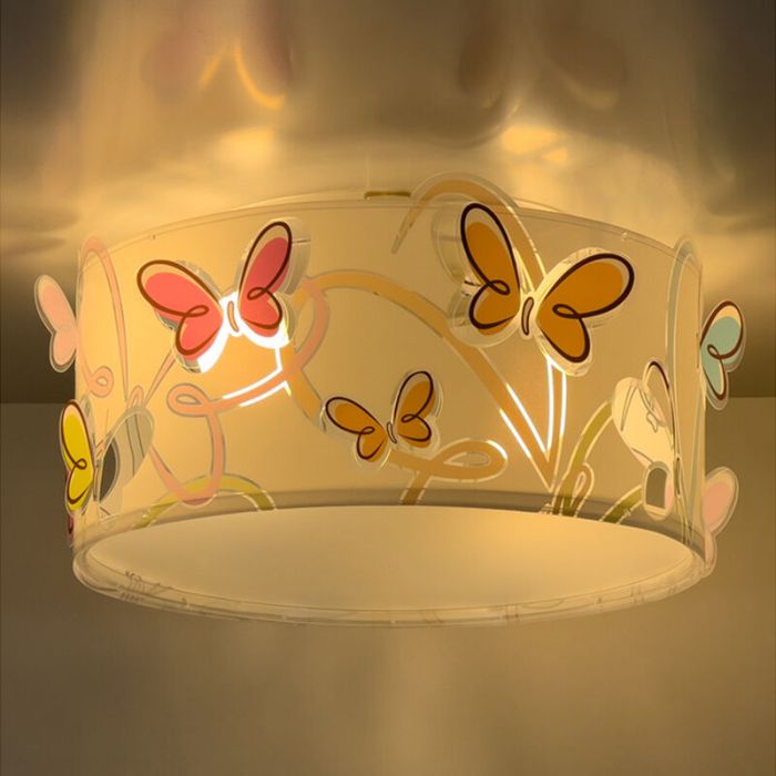 Mehrfarbige Kinderzimmer Deckenleuchte Kunststoff, Butterfly