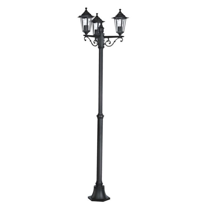 Schwarze antik Außenleuchte Aluminium, Alieke, IP44