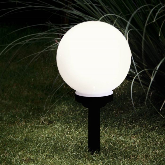Schwarze Außenstrahler Kunststoff, Zora, 0,5W, 3000K LED, IP44, mit Schalter