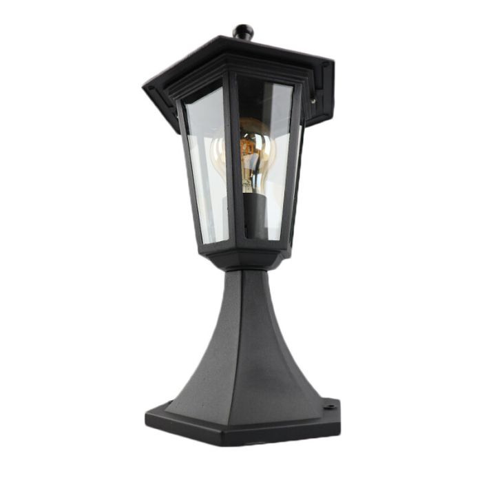 Schwarze antik Außenleuchte Aluminium, Alieke, IP44