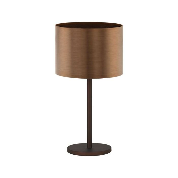 Braune design Tischleuchte Kunststoff, Noor, mit Schalter
