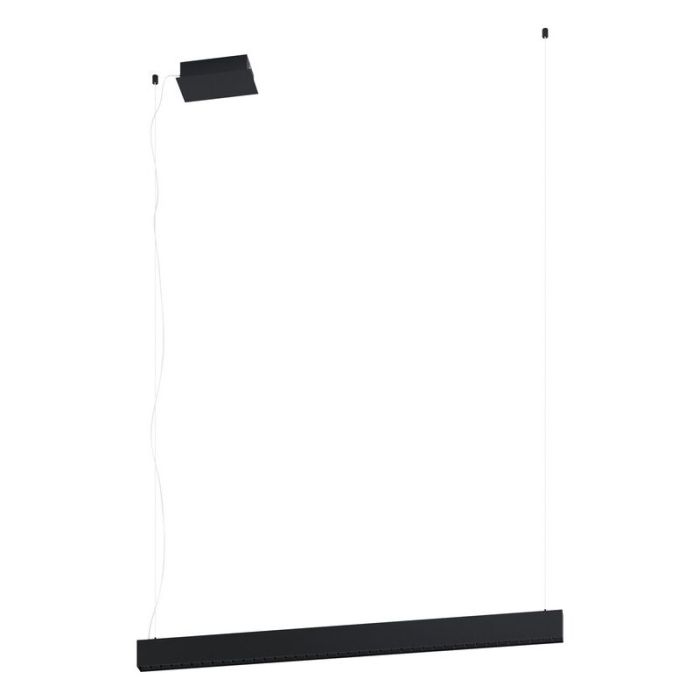 Schwarze moderne Pendelleuchte Stahl, Varun, 31W, 3000K LED