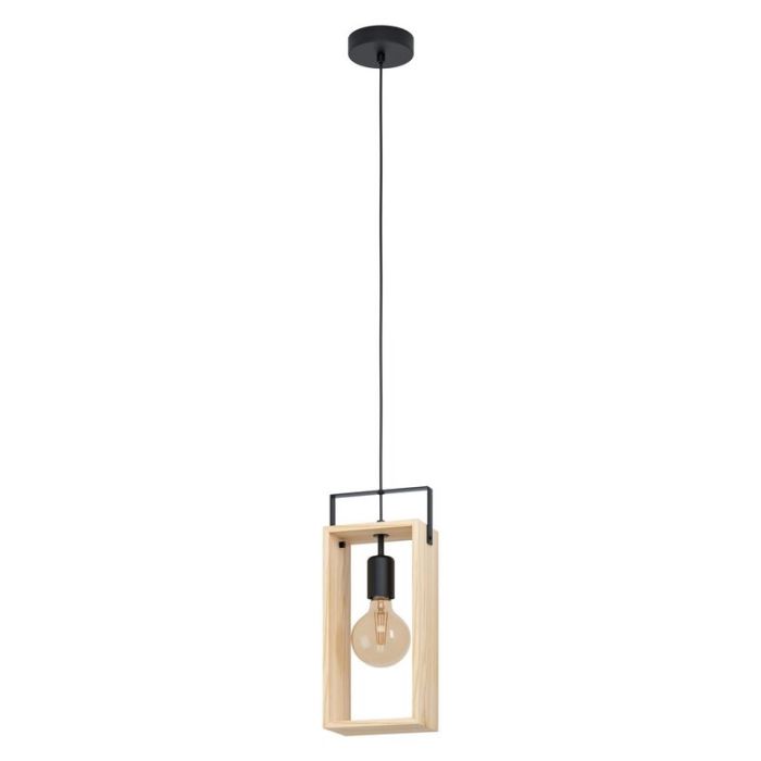 Holz Pendelleuchte Landhaus, Olaf