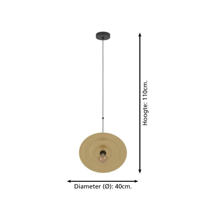 Messing design Pendelleuchte Stahl, Jesmer