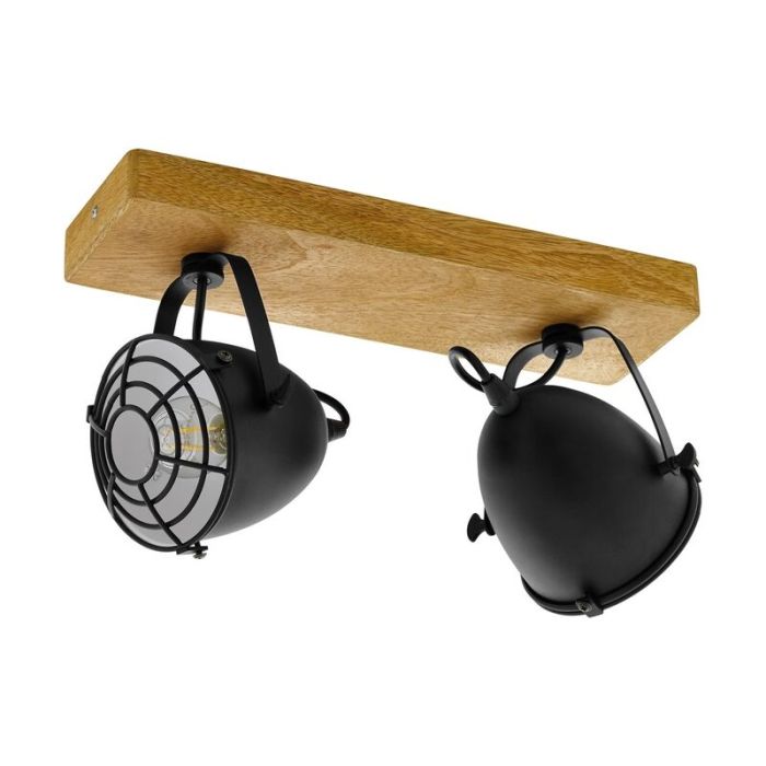 Holz Deckenstrahler Braun, Pasquale