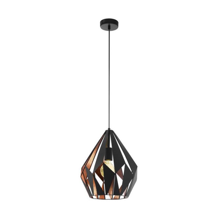 Schwarze design Pendelleuchte Metall, Acri