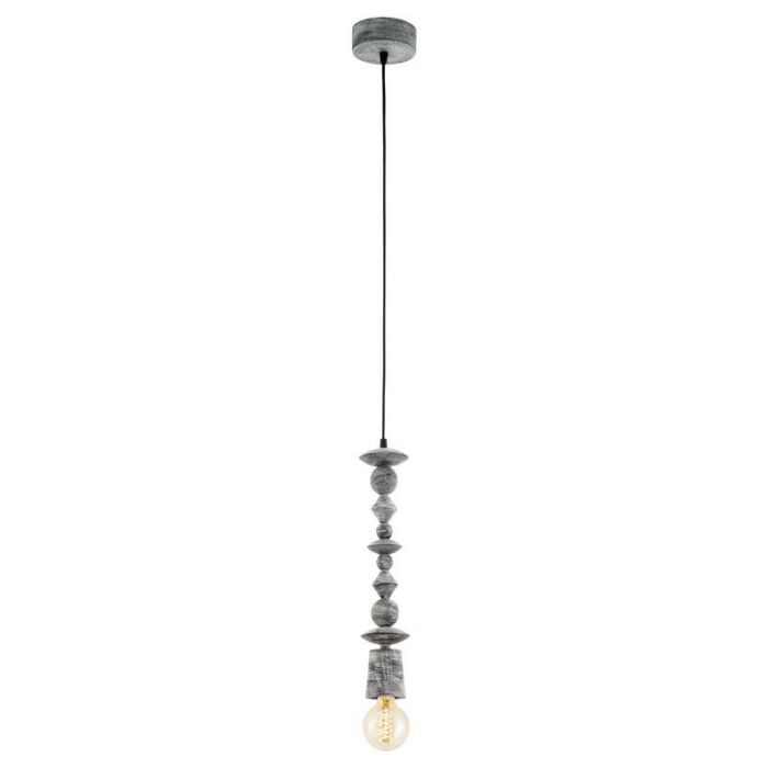 Holz Pendelleuchte Schwarz, Abel
