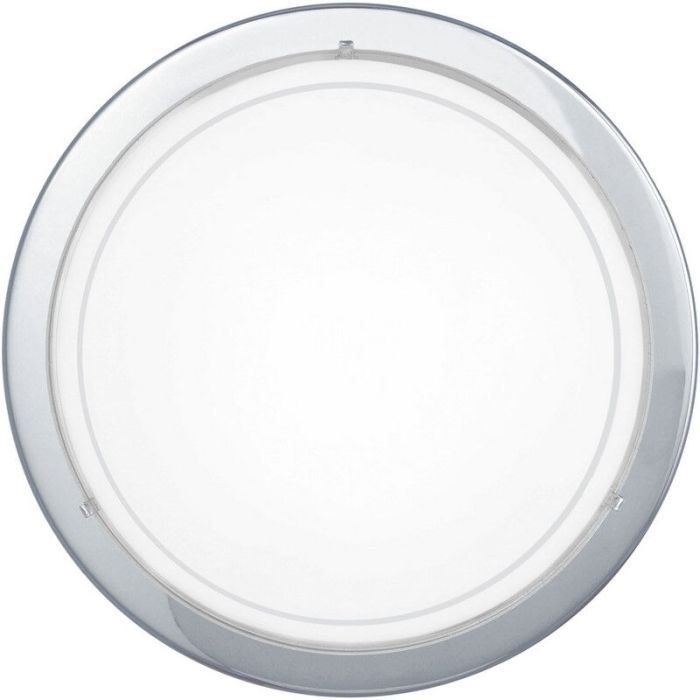 Chrom Deckenlampe Glas, Agena